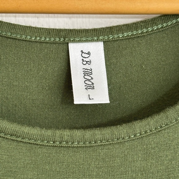 DB moon Elegant Green Long Sleeve Dress - Picture 4 of 9